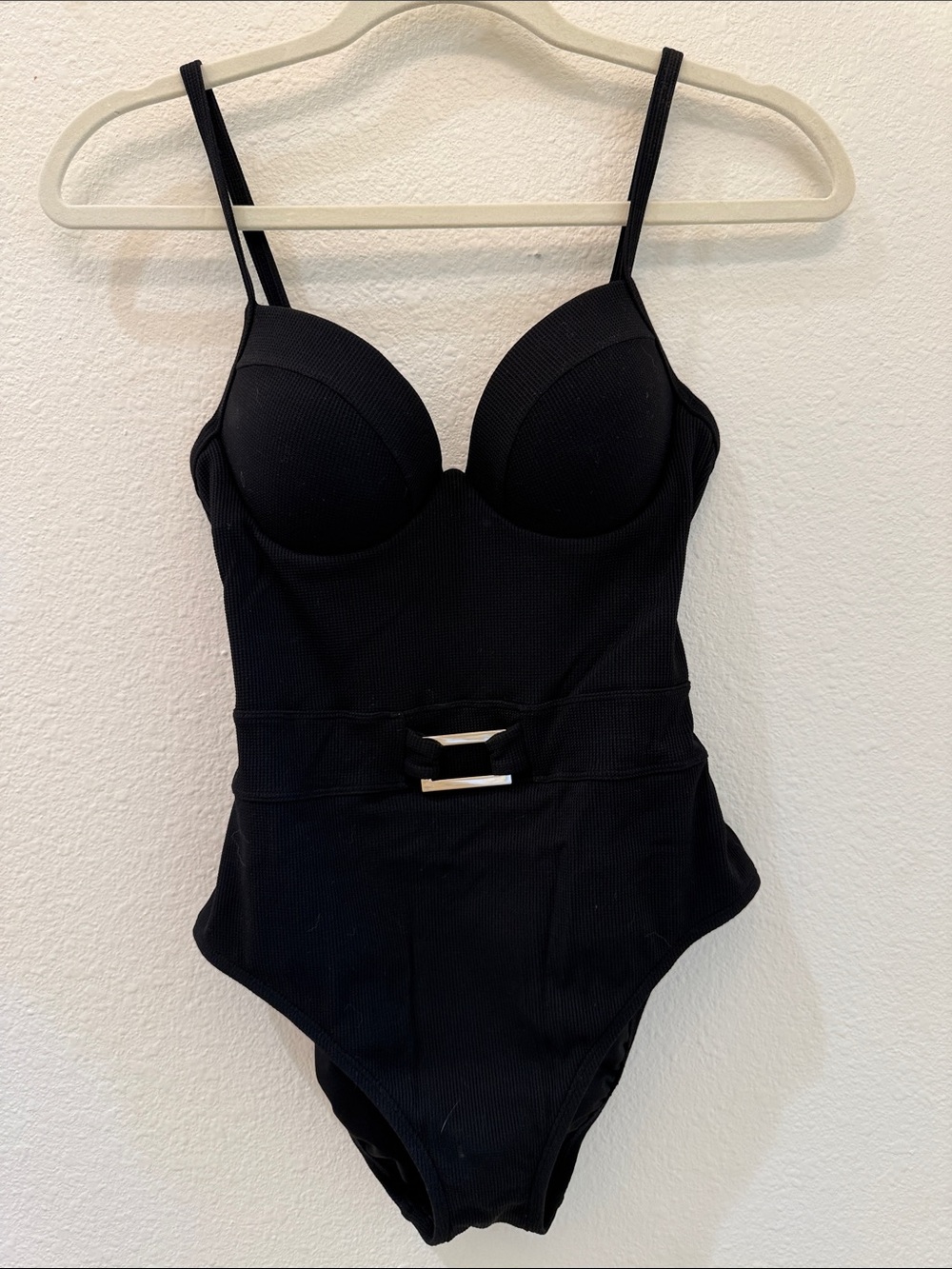 Lilly Pulitzer Black One-Piece Swimsuit with Buckle